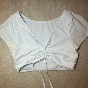 Cropped bikini top